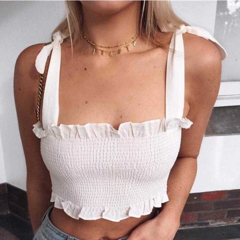 Tie Shoulder Top